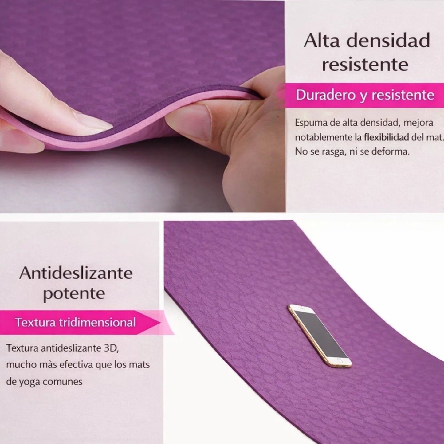 Entrena sin molestias en rodillas y muñecas, mejora tu estabilidad y comodidad desde el primer uso.