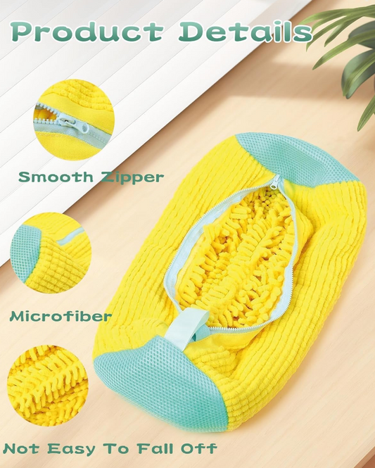 ¡Lava tus Zapatos en Lavadora sin Dañarlos! — Bolsa Protectora ZapaClean™