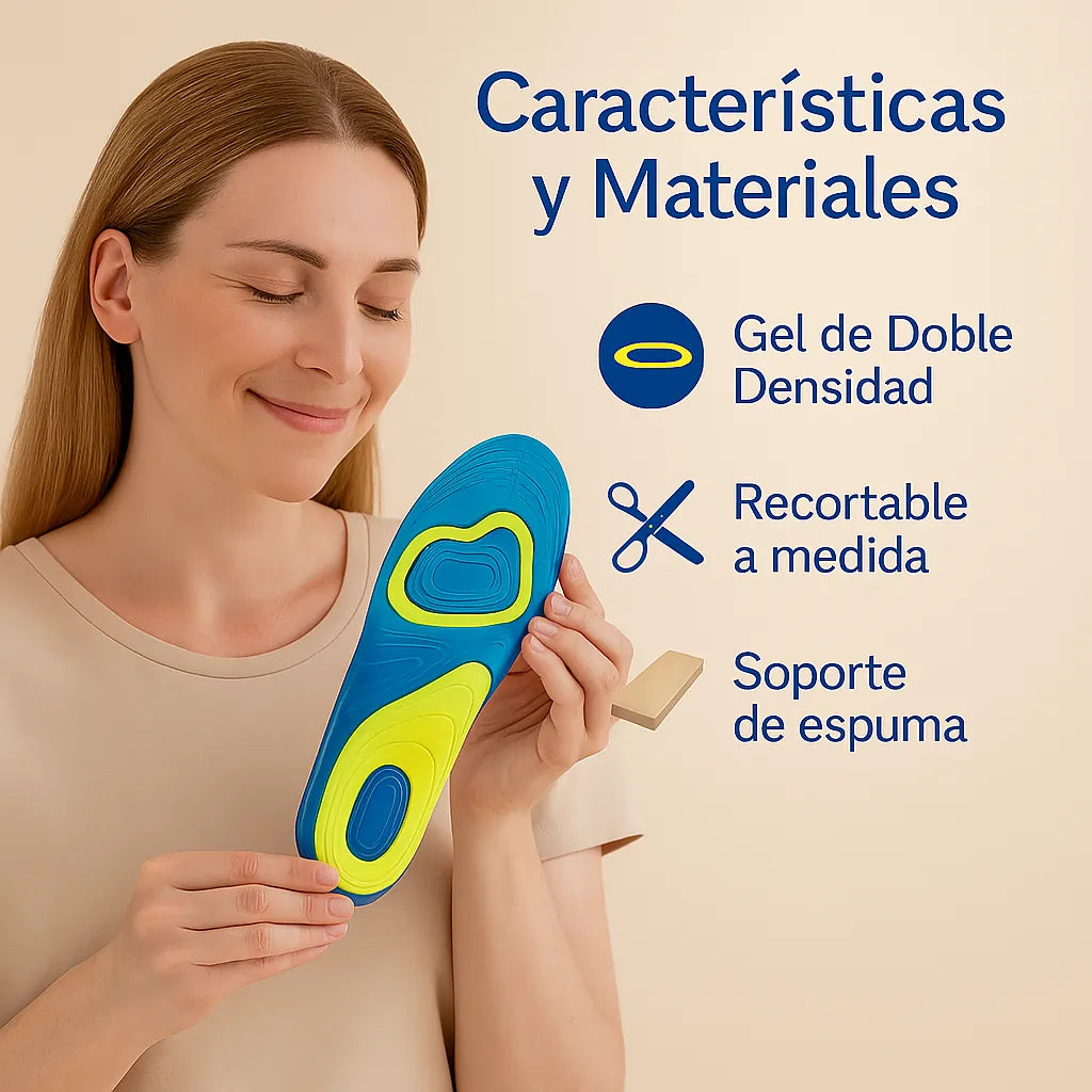 ¿Dolor al caminar? Prueba Estas Plantillas ActivGel™ Ortopédicas Adaptables y siente Alivio en minutos I Pocas Unidades ✅