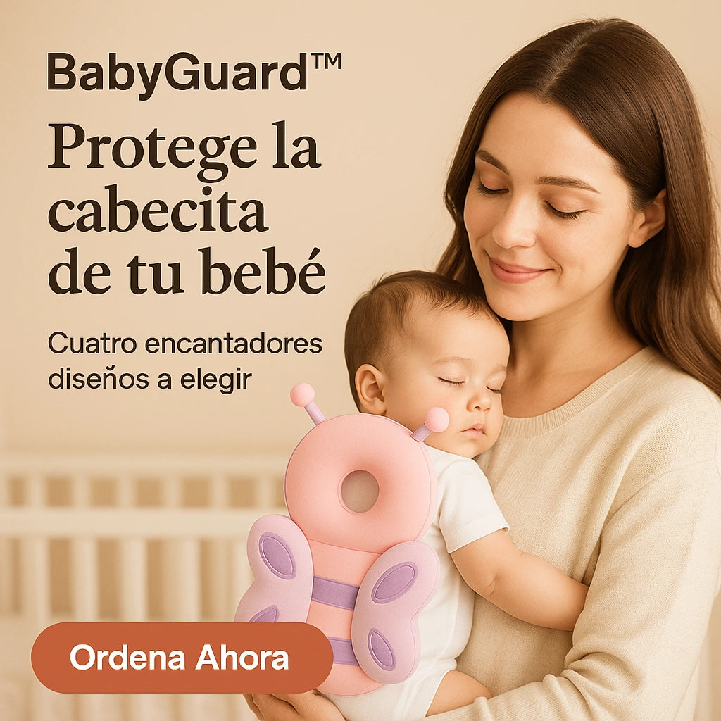 BabyGuard™ 🧸 Mochila que Protege la cabecita de tu bebé de golpes y caídas en Segundos | Pocas Unidades ✅
