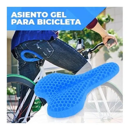 GelBike Pro® – Cojín ortopédico en gel para bicicleta 🚴‍♂️  Adiós al dolor al pedalear. Pocas unidades!