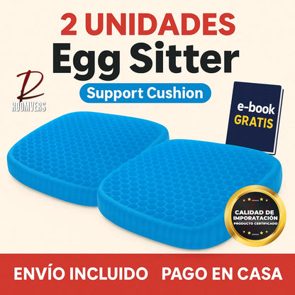 Cojín Ortopédico de Gel | Siéntate sin dolor – Vive con comodidad ✅ Oferta por tiempo Limitado.