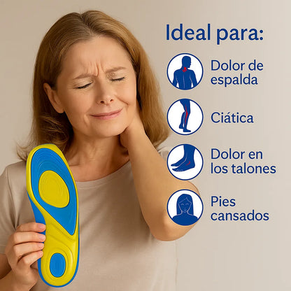 ¿Dolor al caminar? Prueba Estas Plantillas ActivGel™ Ortopédicas Adaptables y siente Alivio en minutos I Pocas Unidades ✅
