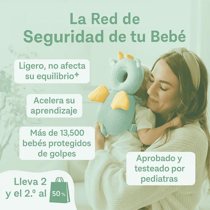 BabyGuard™ 🧸 Mochila que Protege la cabecita de tu bebé de golpes y caídas en Segundos | Pocas Unidades ✅
