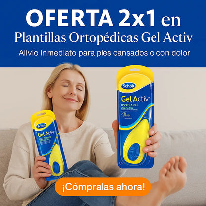 ¿Dolor al caminar? Prueba Estas Plantillas ActivGel™ Ortopédicas Adaptables y siente Alivio en minutos I Pocas Unidades ✅