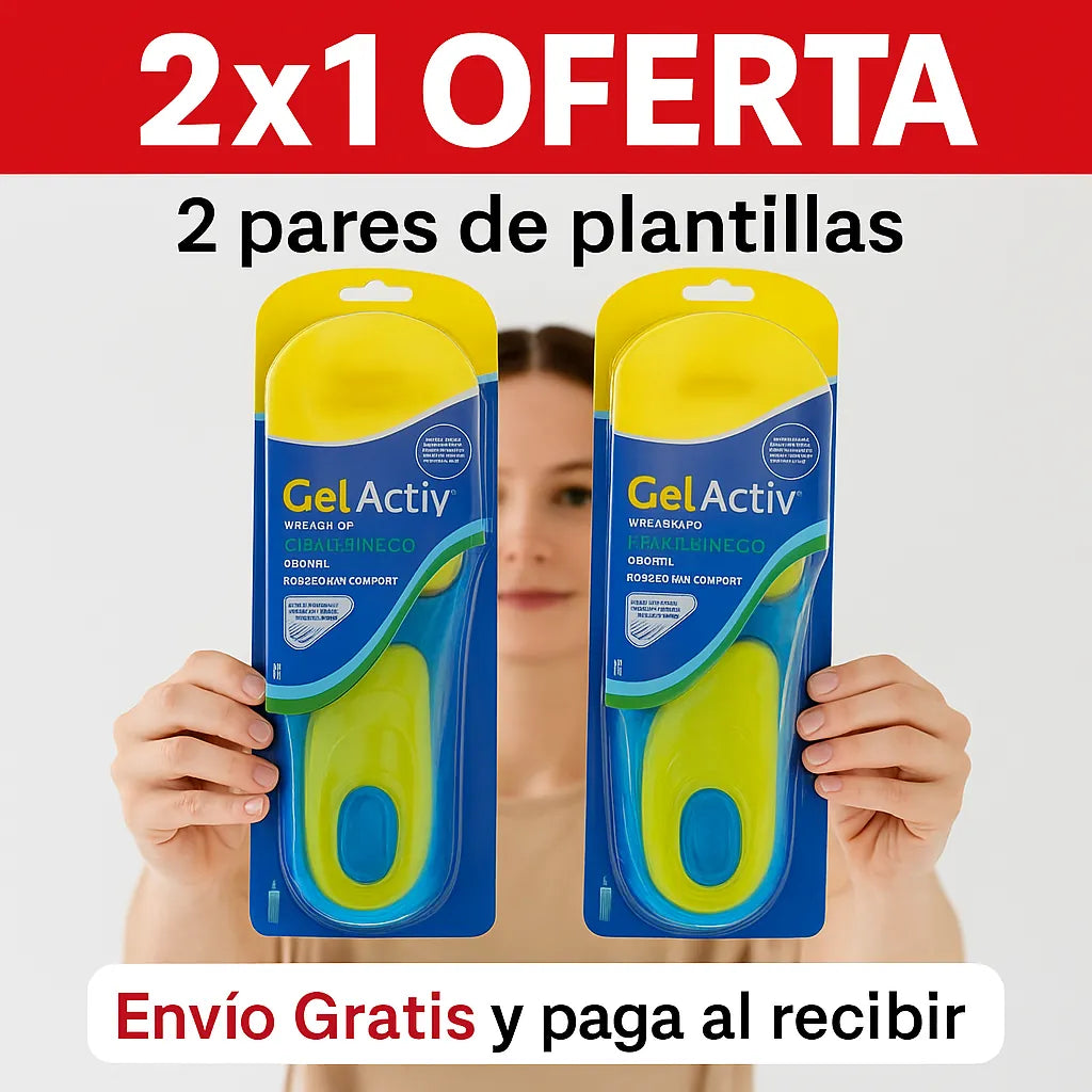 ¿Dolor al caminar? Prueba Estas Plantillas ActivGel™ Ortopédicas Adaptables y siente Alivio en minutos I Pocas Unidades ✅