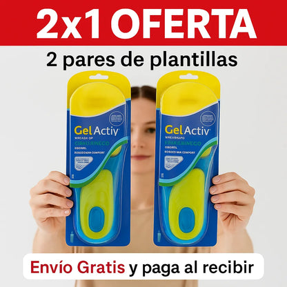 ¿Dolor al caminar? Prueba Estas Plantillas ActivGel™ Ortopédicas Adaptables y siente Alivio en minutos I Pocas Unidades ✅