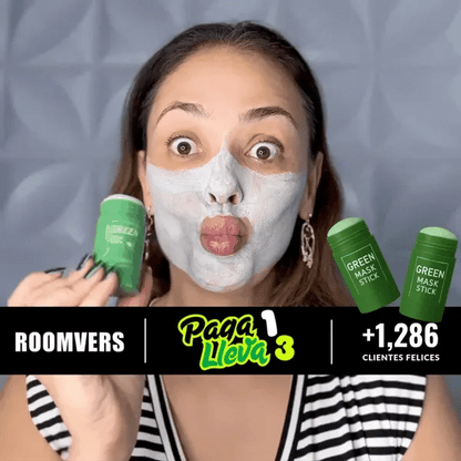 Mascarilla de Té Verde en Stick – ¡Paga 1 y Llévate 3!
