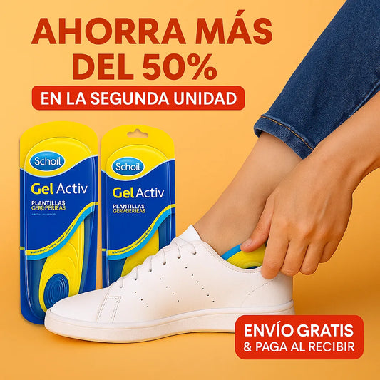 ¿Dolor al caminar? Prueba Estas Plantillas ActivGel™ Ortopédicas Adaptables y siente Alivio en minutos I Pocas Unidades ✅