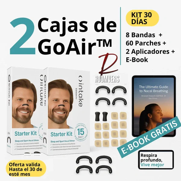 GoAir™ – Duerme sin Ruido, Rinde mejor, Respirar Profundo.