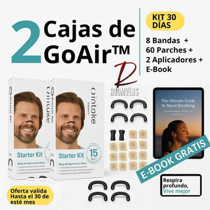 GoAir™ – Duerme sin Ruido, Rinde mejor, Respirar Profundo.