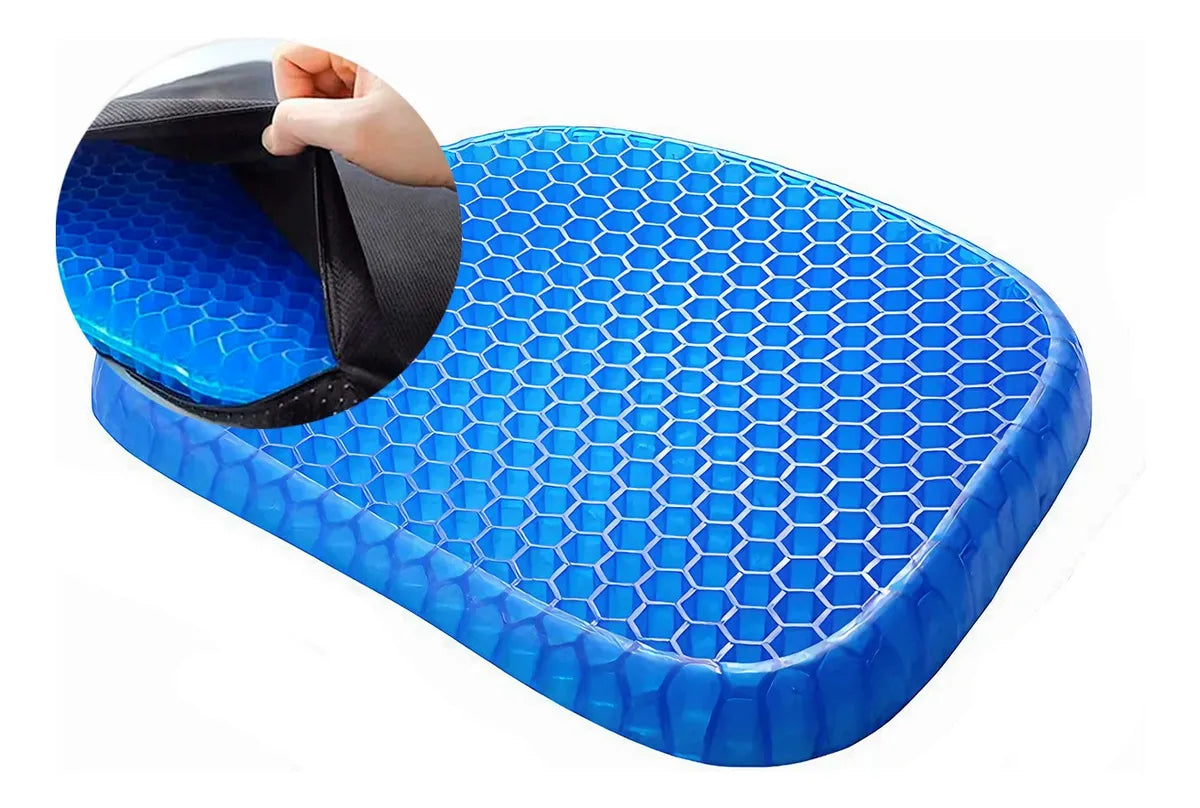 Cojín Ortopédico de Gel | Siéntate sin dolor – Vive con comodidad ✅ Oferta por tiempo Limitado.