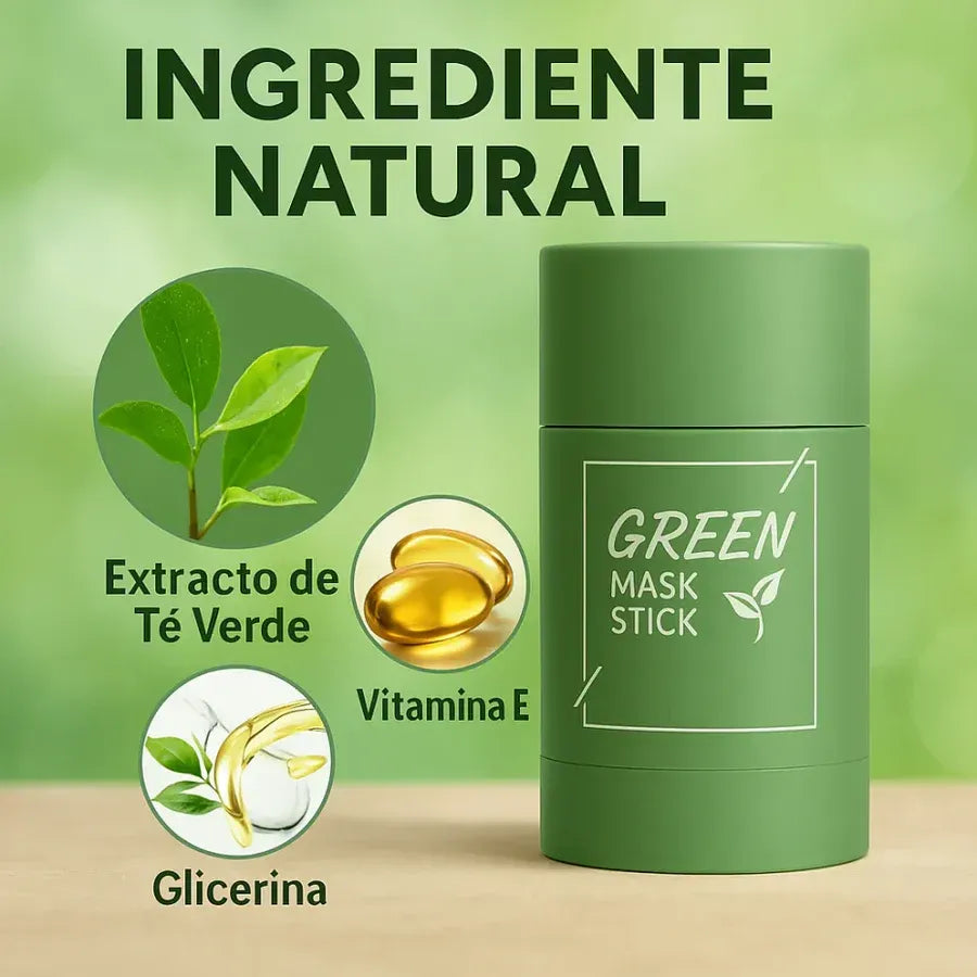 Mascarilla de Té Verde en Stick – ¡Paga 1 y Llévate 3!