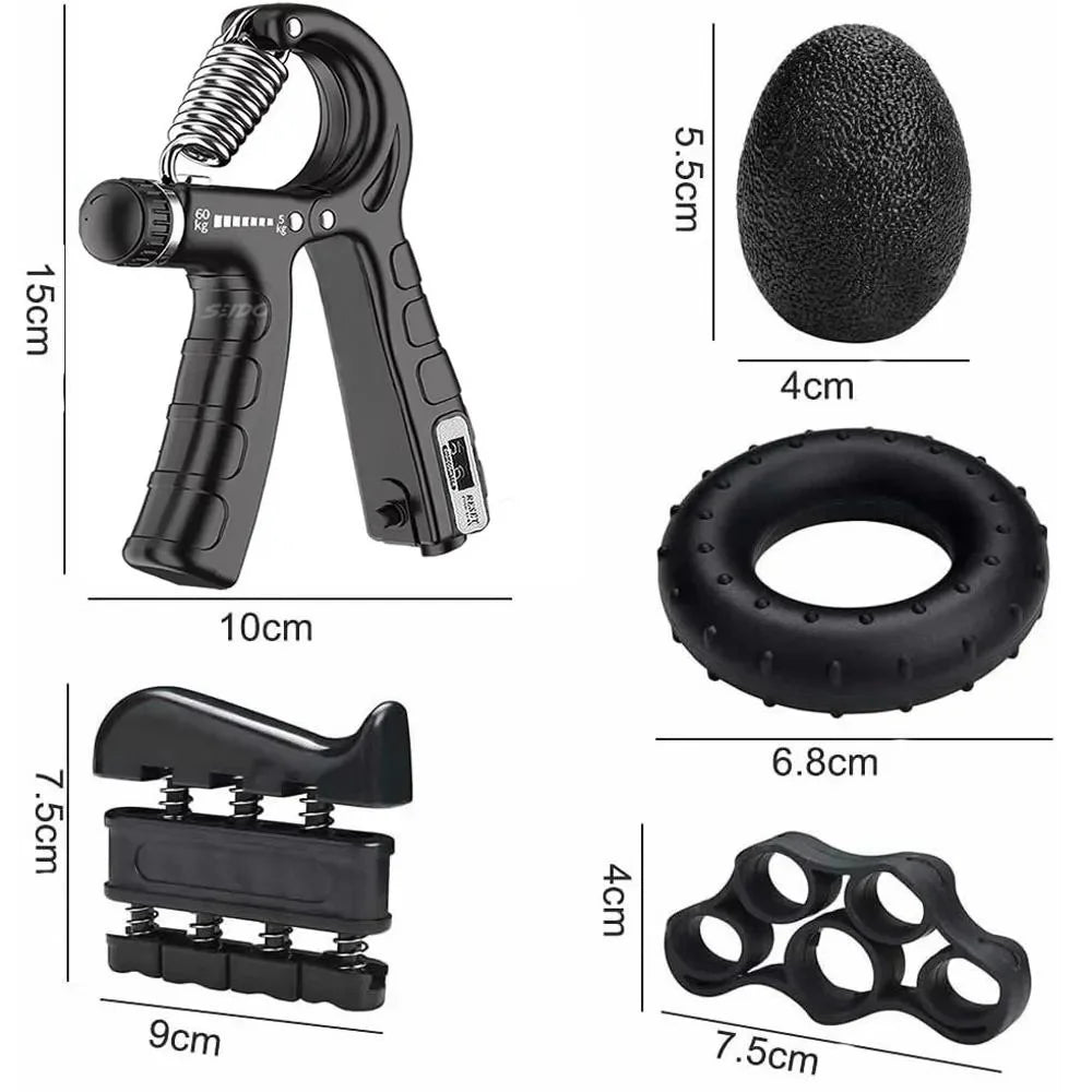 Kit 5 Piezas Profesional para Antebrazo antiestrés – Fuerza  y recuperación Real en semanas.