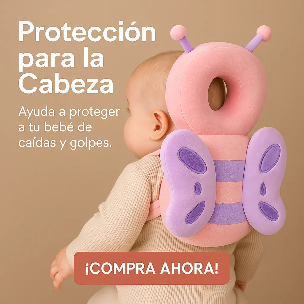 BabyGuard™ 🧸 Mochila que Protege la cabecita de tu bebé de golpes y caídas en Segundos | Pocas Unidades ✅