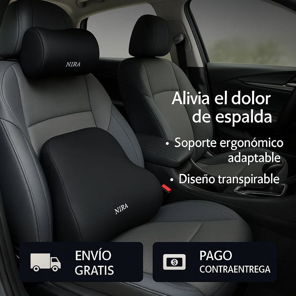 Soporte Lumbar Ergonómico para Viajar, trabajar o aliviar las molestias. Pocas Unidades