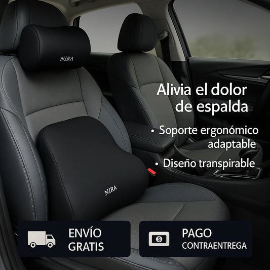 Soporte Lumbar Ergonómico para Viajar, trabajar o aliviar las molestias. Pocas Unidades